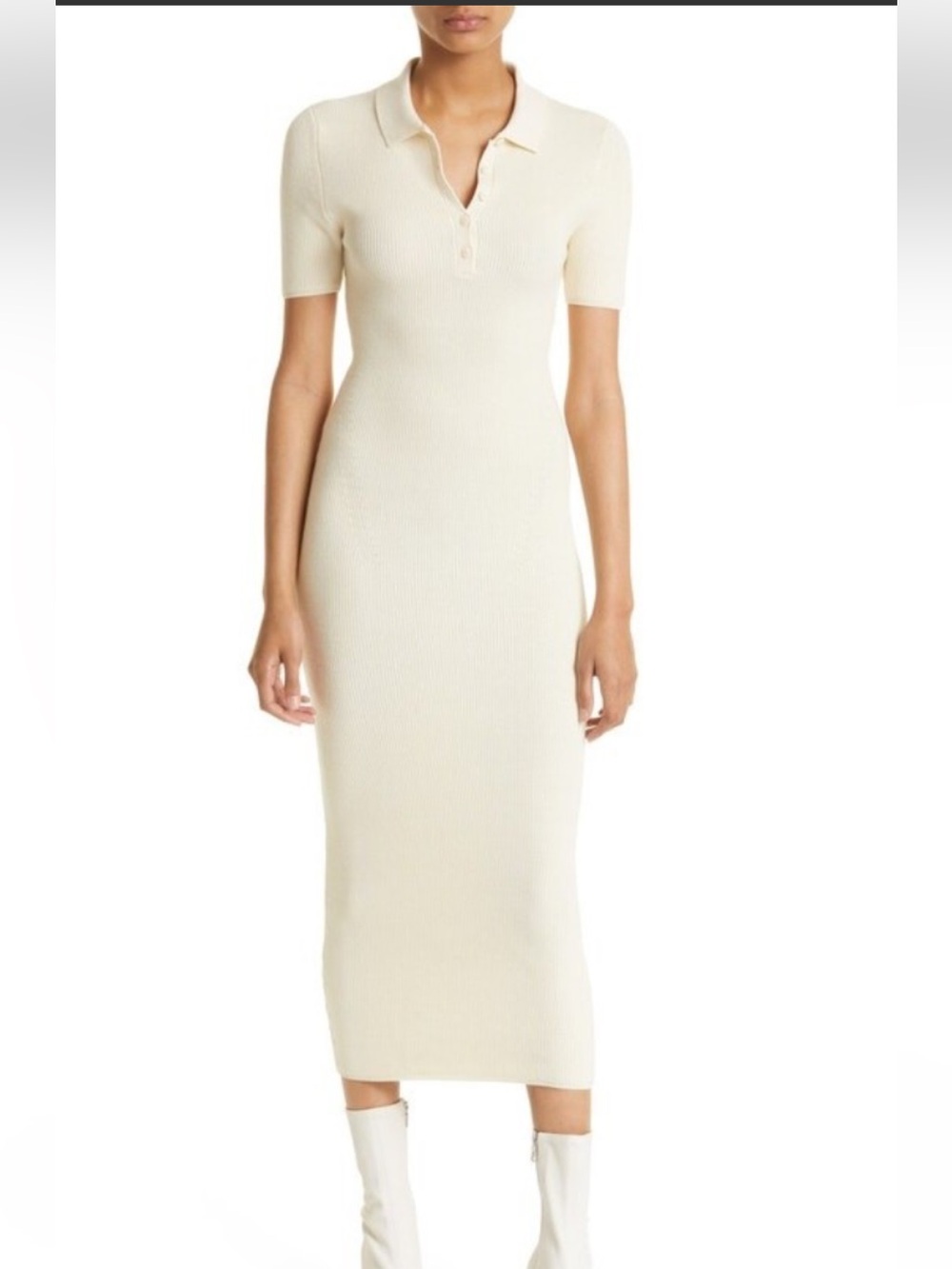 Rag&Bone knitted polo dress medium